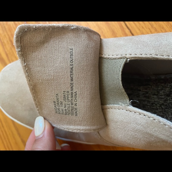 Tan Suede Sneakers - Picture 3 of 5
